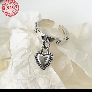 Kohl's Sterling Silver Heart Charm Ring